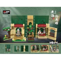 Decool 20507 Jisi 20507 non  NẤU RƯỢU TRÊN ANH HÙNG bộ đồ chơi xếp lắp ráp ghép mô hình Three Kingdoms Tam Quốc Diễn Nghĩa 413 khối