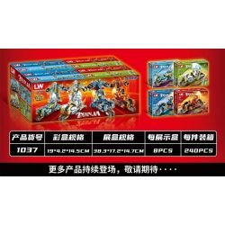 LW 1037 non  NINJA MECH 4 PHONG CÁCH bộ đồ chơi xếp lắp ráp ghép mô hình The  Ninjago Movie Ninja Lốc Xoáy