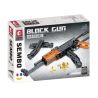 SEMBO 702941 non  SÚNG TIỂU LIÊN KIỂU 56 bộ đồ chơi xếp lắp ráp ghép mô hình BLOCK GUN 806 khối