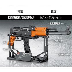 SEMBO 702941 non  SÚNG TIỂU LIÊN KIỂU 56 bộ đồ chơi xếp lắp ráp ghép mô hình BLOCK GUN 806 khối