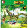 SEMBO 205024 non  THẾ GIỚI KHỦNG LONG THẰN LẰN BAY bộ đồ chơi xếp lắp ráp ghép mô hình Jurassic World WORLD DINOSAUR 974 khối