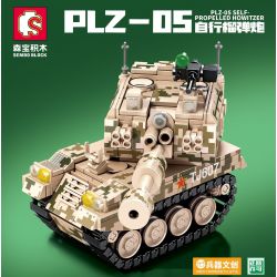 SEMBO 203120 non  PHÁO TỰ HÀNH PLZ-05 bộ đồ chơi xếp lắp ráp ghép mô hình Military Army PLZ-05 SELF-PROPELLED HOWITZER Quân Sự Bộ Đội 476 khối