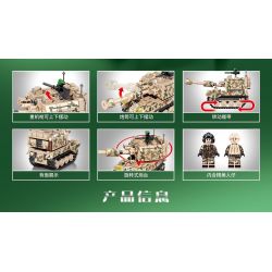 SEMBO 203120 non  PHÁO TỰ HÀNH PLZ-05 bộ đồ chơi xếp lắp ráp ghép mô hình Military Army PLZ-05 SELF-PROPELLED HOWITZER Quân Sự Bộ Đội 476 khối