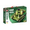 SEMBO 203119 non  XE TĂNG HẠNG TRUNG KIỂU 59 bộ đồ chơi xếp lắp ráp ghép mô hình Military Army TYPE 59 MEDIUM TANK Quân Sự Bộ Đội 366 khối