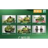 SEMBO 203119 non  XE TĂNG HẠNG TRUNG KIỂU 59 bộ đồ chơi xếp lắp ráp ghép mô hình Military Army TYPE 59 MEDIUM TANK Quân Sự Bộ Đội 366 khối