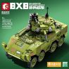 SEMBO 203114 non  XE CHIẾN ĐẤU BỘ BINH 8X8 bộ đồ chơi xếp lắp ráp ghép mô hình Military Army 8X8 INFANTRY FIGHTING CEHICLE Quân Sự Bộ Đội 275 khối