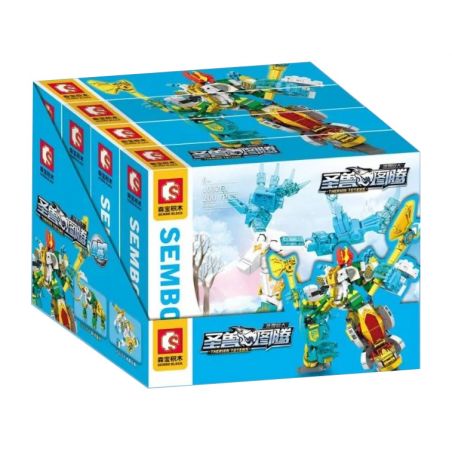 SEMBO 103258 103259 103260 103261 non  KHỔNG LỒ BĂNG 4 LOẠI bộ đồ chơi xếp lắp ráp ghép mô hình Therion Totems 868 khối