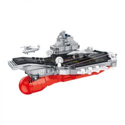 PanlosBrick 688013 Panlos Brick 688013 non  TÀU SÂN BAY LIÊU NINH (PHIÊN BẢN Q) bộ đồ chơi xếp lắp ráp ghép mô hình Military Army Quân Sự Bộ Đội 529 khối