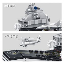 PanlosBrick 688013 Panlos Brick 688013 non  TÀU SÂN BAY LIÊU NINH (PHIÊN BẢN Q) bộ đồ chơi xếp lắp ráp ghép mô hình Military Army Quân Sự Bộ Đội 529 khối