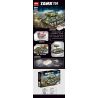 LWCK 90046 non  XE TĂNG T-34 bộ đồ chơi xếp lắp ráp ghép mô hình Military Army TANK T34 Quân Sự Bộ Đội 2136 khối