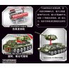 LWCK 90046 non  XE TĂNG T-34 bộ đồ chơi xếp lắp ráp ghép mô hình Military Army TANK T34 Quân Sự Bộ Đội 2136 khối