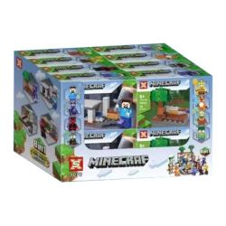 SX 1076 non  MỎ NHỎ bộ đồ chơi xếp lắp ráp ghép mô hình Minecraft Game Xây Dựng