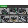 TA GAOLE T4019 4019 non  MÔ TÔ KAWASAKI H2R TỶ LỆ 1:5 tỷ lệ 1:5 bộ đồ chơi xếp lắp ráp ghép mô hình  Kỹ Thuật Công Nghệ Cao Mô Hình Phương Tiện 1809 khối