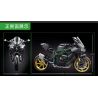 TA GAOLE T4019 4019 non  MÔ TÔ KAWASAKI H2R TỶ LỆ 1:5 tỷ lệ 1:5 bộ đồ chơi xếp lắp ráp ghép mô hình  Kỹ Thuật Công Nghệ Cao Mô Hình Phương Tiện 1809 khối