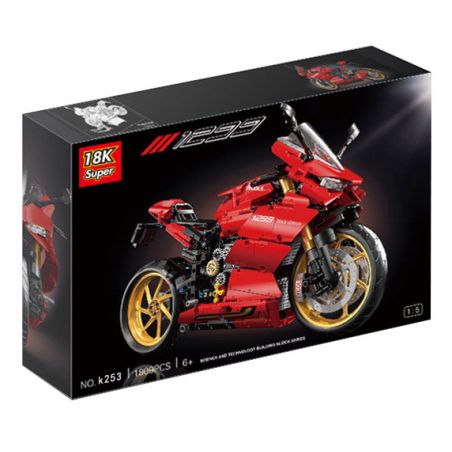 SUPER 18K K253 TA GAOLE T4020 4020 non  MÔ TÔ DUCATI 1299 PANIGALE S TỶ LỆ 1:5 tỷ lệ 1:5 bộ đồ chơi xếp lắp ráp ghép mô hình  Kỹ Thuật Công Nghệ Cao Mô Hình Phương Tiện 1809 khối