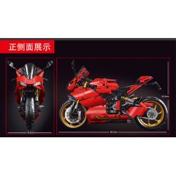 SUPER 18K K253 TA GAOLE T4020 4020 non  MÔ TÔ DUCATI 1299 PANIGALE S TỶ LỆ 1:5 tỷ lệ 1:5 bộ đồ chơi xếp lắp ráp ghép mô hình  Kỹ Thuật Công Nghệ Cao Mô Hình Phương Tiện 1809 khối