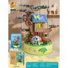 PanlosBrick 656017 Panlos Brick 656017 non  HỘP NHẠC LÃNG MẠN TRONG NGÔI NHÀ TRÊN CÂY bộ đồ chơi xếp lắp ráp ghép mô hình CREATIVE MUSIC BOX 591 khối