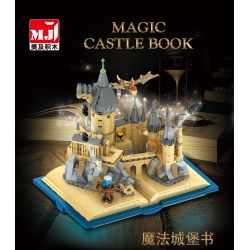 BEAUTY AND 13010 non  SÁCH LÂU ĐÀI MA THUẬT bộ đồ chơi xếp lắp ráp ghép mô hình Harry Potter MAGIC CASTLE BOOK Chú Bé Phù Thủy 727 khối