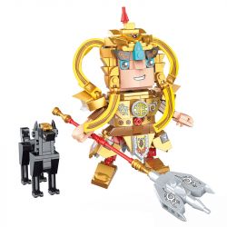 COGO 15709-3 non  THẦN ERLANG CỦA TÂY DU KÝ bộ đồ chơi xếp lắp ráp ghép mô hình 335 khối