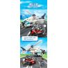 GUDI 10003 non  THIÊN BINH bộ đồ chơi xếp lắp ráp ghép mô hình Police LIVIN'CITY HELICOPTER ATTACK Cảnh Sát 319 khối