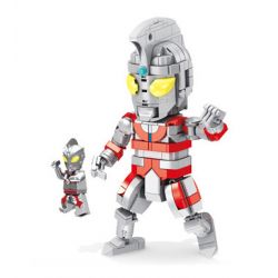 PanlosBrick 690031 Panlos Brick 690031 non  SIÊU NHÂN ACE bộ đồ chơi xếp lắp ráp ghép mô hình Ultraman Vệ Binh Vũ Trụ Siêu Nhân Điện Quang 567 khối