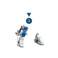 JIESTAR 69000 non  BIẾN ĐỔI SIÊU NHẢY VỌT HIỆP SĨ KIẾM GIÓ PHÒNG THỦ TRÁI ĐẤT bộ đồ chơi xếp lắp ráp ghép mô hình SUPER DEFORMED 901 khối