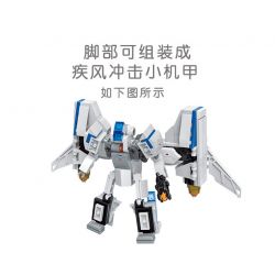 JIESTAR 69000 non  BIẾN ĐỔI SIÊU NHẢY VỌT HIỆP SĨ KIẾM GIÓ PHÒNG THỦ TRÁI ĐẤT bộ đồ chơi xếp lắp ráp ghép mô hình SUPER DEFORMED 901 khối