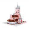 FUN IMAGINATION LZ8052 8052 non  NHÀ THỜ THÁNH TÂM CHÚA GIÊSU HỒ CHÍ MINH VIỆT NAM bộ đồ chơi xếp lắp ráp ghép mô hình Creator HO CHI MINH PINK CHURCH Sáng Tạo 7017 khối