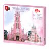 FUN IMAGINATION LZ8052 8052 non  NHÀ THỜ THÁNH TÂM CHÚA GIÊSU HỒ CHÍ MINH VIỆT NAM bộ đồ chơi xếp lắp ráp ghép mô hình Creator HO CHI MINH PINK CHURCH Sáng Tạo 7017 khối