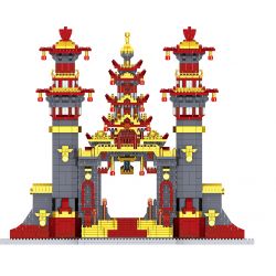 FUN IMAGINATION LZ8041 8041 non  NAM THIÊN MÔN bộ đồ chơi xếp lắp ráp ghép mô hình Creator Sáng Tạo 3996 khối