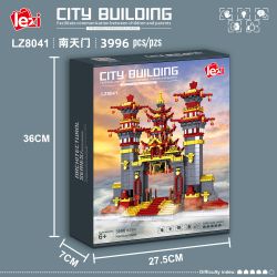 FUN IMAGINATION LZ8041 8041 non  NAM THIÊN MÔN bộ đồ chơi xếp lắp ráp ghép mô hình Creator Sáng Tạo 3996 khối