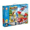 FORANGE FC3107 3107 non  HOẠT ĐỘNG CHỮA CHÁY bộ đồ chơi xếp lắp ráp ghép mô hình Fire Rescure FIRE FIGHTERS Cứu Hỏa 640 khối