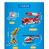 FORANGE FC3107 3107 non  HOẠT ĐỘNG CHỮA CHÁY bộ đồ chơi xếp lắp ráp ghép mô hình Fire Rescure FIRE FIGHTERS Cứu Hỏa 640 khối