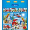 FORANGE FC3107 3107 non  HOẠT ĐỘNG CHỮA CHÁY bộ đồ chơi xếp lắp ráp ghép mô hình Fire Rescure FIRE FIGHTERS Cứu Hỏa 640 khối