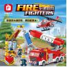 FORANGE FC3107 3107 non  HOẠT ĐỘNG CHỮA CHÁY bộ đồ chơi xếp lắp ráp ghép mô hình Fire Rescure FIRE FIGHTERS Cứu Hỏa 640 khối