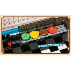 PANTASY 85011 XE TẢI THỰC PHẨM HOÀI CỔ bộ đồ chơi xếp lắp ráp ghép mô hình Creator RETRO FOOD TRUCK Sáng Tạo 2300 khối