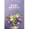 JIESTAR JJ9046 9046 BÓ HOA bộ đồ chơi xếp lắp ráp ghép mô hình Creator TROPICAL FLOWER BOUQUET Sáng Tạo 891 khối