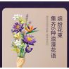 JIESTAR JJ9046 9046 BÓ HOA bộ đồ chơi xếp lắp ráp ghép mô hình Creator TROPICAL FLOWER BOUQUET Sáng Tạo 891 khối