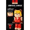 WANGAO 188018 GẤU CƠ STREET FIGHTER KEN 400% bộ đồ chơi xếp lắp ráp ghép mô hình BEAR ROBOT