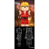 WANGAO 188018 GẤU CƠ STREET FIGHTER KEN 400% bộ đồ chơi xếp lắp ráp ghép mô hình BEAR ROBOT