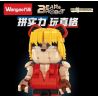 WANGAO 188018 GẤU CƠ STREET FIGHTER KEN 400% bộ đồ chơi xếp lắp ráp ghép mô hình BEAR ROBOT