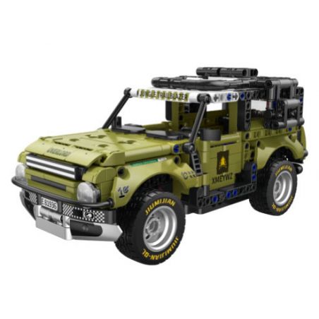 ZHEGAO GZ6235 6235 XE ĐỊA HÌNH CÁ SẤU RỪNG RẬM bộ đồ chơi xếp lắp ráp ghép mô hình Technic JUNGLE CROCOOILE Kỹ Thuật Công Nghệ Cao Mô Hình Phương Tiện 646 khối