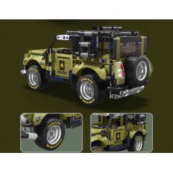 ZHEGAO GZ6235 6235 XE ĐỊA HÌNH CÁ SẤU RỪNG RẬM bộ đồ chơi xếp lắp ráp ghép mô hình Technic JUNGLE CROCOOILE Kỹ Thuật Công Nghệ Cao Mô Hình Phương Tiện 646 khối