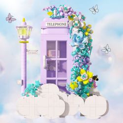 TAOTAOGUANG YEAR TT1002 1002 BUỒNG ĐIỆN THOẠI ĐÁM MÂY bộ đồ chơi xếp lắp ráp ghép mô hình 1526 khối