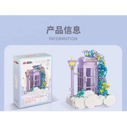 TAOTAOGUANG YEAR TT1002 1002 BUỒNG ĐIỆN THOẠI ĐÁM MÂY bộ đồ chơi xếp lắp ráp ghép mô hình 1526 khối