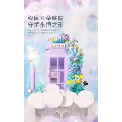 TAOTAOGUANG YEAR TT1002 1002 BUỒNG ĐIỆN THOẠI ĐÁM MÂY bộ đồ chơi xếp lắp ráp ghép mô hình 1526 khối
