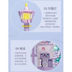 TAOTAOGUANG YEAR TT1002 1002 BUỒNG ĐIỆN THOẠI ĐÁM MÂY bộ đồ chơi xếp lắp ráp ghép mô hình 1526 khối