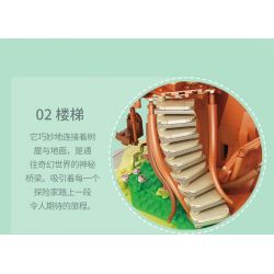 TAOTAOGUANG YEAR TT2001 2001 NGÔI NHÀ TRÊN CÂY RỪNG XANH bộ đồ chơi xếp lắp ráp ghép mô hình 2506 khối