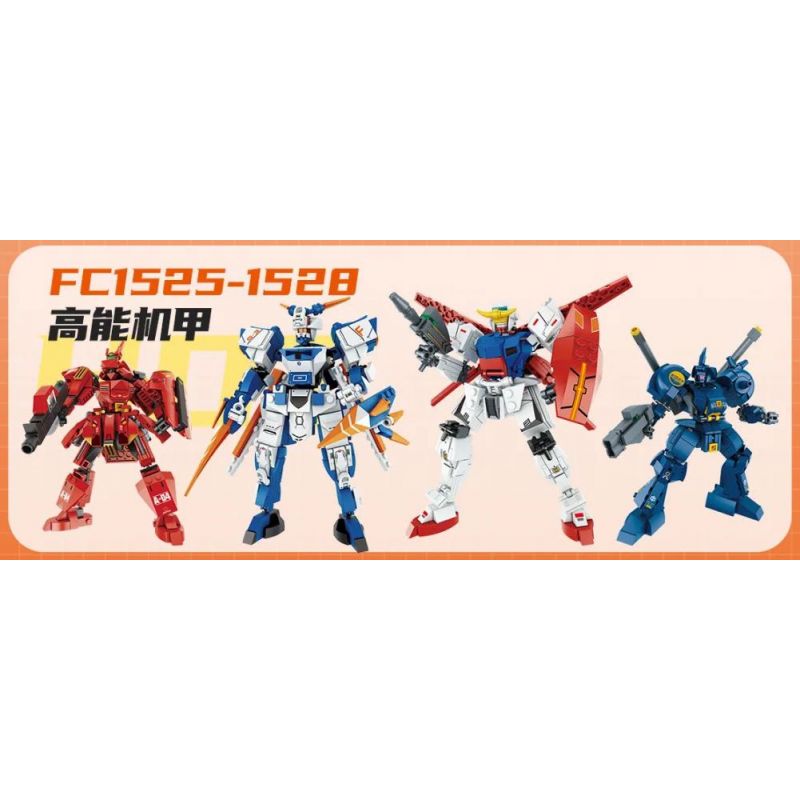 FORANGE FC1525 1525 CƠ KHÍ NĂNG LƯỢNG CAO FC1525 bộ đồ chơi xếp lắp ráp ghép mô hình 321 khối