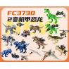 FORANGE FC3730 3730 2 HÓA THÂN THÀNH KHỦNG LONG MECHA bộ đồ chơi xếp lắp ráp ghép mô hình Jurassic World Thế Giới Khủng Long
